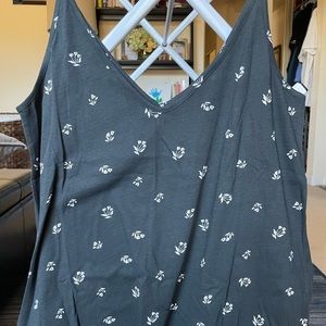 NWT The Great. Sleep cami black antique floral size 1
